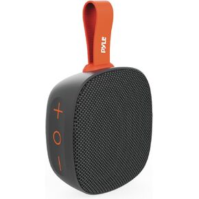Pyle Portable Wireless Bluetooth Speaker, IPX7 Waterproof, TF Card Support, FM Radio, 3.5mm Audio Input, Built-in Mic, Vigorous Bass, Ideal for Office, Home, Outdoor Use