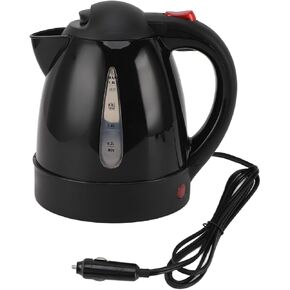 12V 150W 1L Car Electric Travel Kettle, Portable Electric Tea Coffee Kettle for Sedan, Crossover, SUV, Auto Shut Off Car Electric Kettle, Gifts for Travel