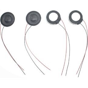 6 PCS Speakers 2 Watt 8 Ohm Micro Internal Speaker Round Metal Shell Mini Multimedia Speakers for Small Electronic Toys