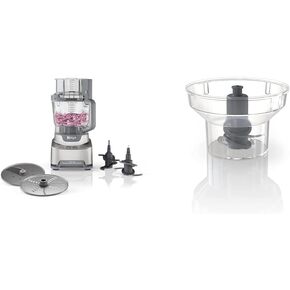 Ninja NF701 Professional XL Food Processor, 1200 Peak-Wattage & Dough. 12-Cup Processor Bowl, Feed Chute/3-Part Pusher, 2 Blades & 2 Discs, Silver & XSKBWLNBWL Professional XL Food Processor