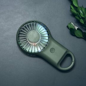 handheld fan Magnetic Clip on Fan Rechargeable Portable Fan for Golf Cart Camping Tent portable fan Easier hiking(Navy blue)