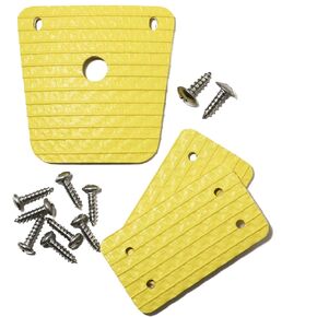 Igloo Cooler Replacement Hinges (2) and Latch (1) Set - Unbreakable, Made in USA, Repurposed Fire Hose