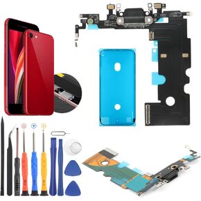 Dock Connector for iPhone SE 3rd 2022 Charging Port Flex Cable Replacement for iPhone SE 3rd Generation 2022 A2595 A2782 A2783 A2784 A2785 Charger Dock Board Connector with Tools