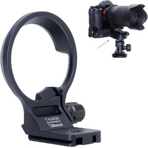 iShoot Tripod Mount Ring Lens Collar Compatible with Tamron 28-300mm F4-7.1 Di III VC VXD A074 E-Mount, Support Holder Bracket Quick Release Plate Compatible with Arca-Swiss Fit Clamp and Stabilizer