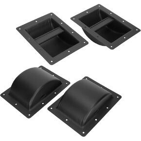 2pcs Speaker Carry Grasp, Speaker Cabinet Handle Professional Steel Replacement Audio Cabinet Carry Grasp for Stage Audios, Black