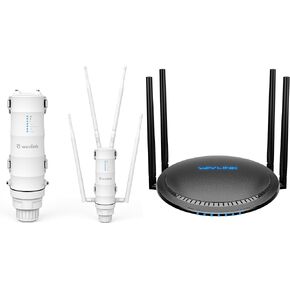 WAVLINK AC1200 Outdoor WiFi Extender with AC1200 WiFi Router Dual Band