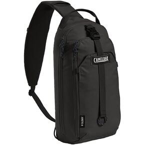 CamelBak Arete Sling 8 Pack with 20 oz Water Bottle - Perfect for Hiking, Exploring, and More, Black