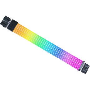 Lian Li Strimer Wireless 16 Pin - Addressable RGB Power Extension Cable with Wireless Control - 12 LED Strip - Wireless Controller NOT Included; a Controller is Required for use (PW16-121W)