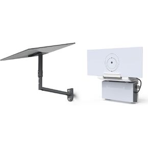 XLTTYWL Starlink Gen 3 Mount, 360° Adjustable V3 Starlink Wall Mount, Starlink Mounting Kit with Starlink Gen 3 Pipe Adapter Router Mount for Gen 3 Starlink Internet Kit Satellite