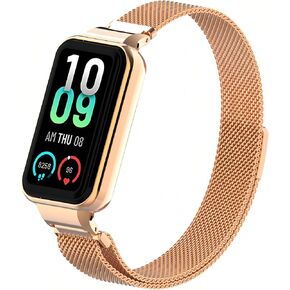 Metal Replacement Band Strap for Amazfit Band 7 Fitness Tracker Smart Bracelet Wristband
