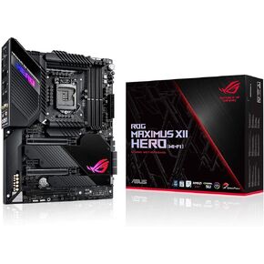 ASUS ROG Maximus XII Hero Z490 (WiFi 6) LGA 1200 (Intel 10th Gen) ATX Gaming Motherboard, 14+2 Power Stages, DDR4 4800+, 5Gbps LAN, Intel LAN