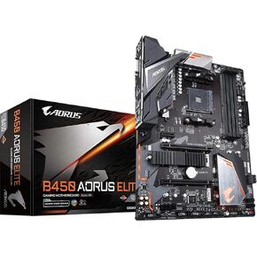 GIGABYTE B450 AORUS ELITE (AMD Ryzen AM4/ATX/M.2 Thermal Guard/Hmdi/DVI/USB 3.1/DDR4/Motherboard)