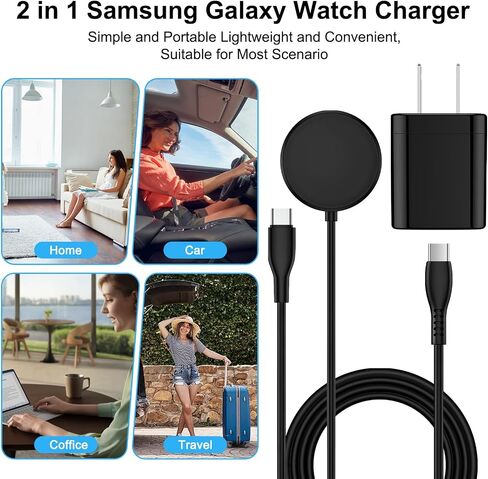 Android Charger, 2-Pack 2.1A Dual Port USB Charging Block Charger Plug with 6FT Fast Charging Micro USB Cable Phone Chargers Android Cord for Samsung Galaxy S7 S6 S5 J7V J7 J8 Note 5,LG K40 K30 K20 G3 in Kuwait