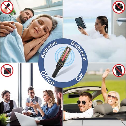 كاشف الكاميرا والخفي والكاشف مع 3 وضع GPS Tracker Convect و Hidden Camera Finder للخصوصية وكاشف الأخطاء وكاشف التجسس للفندق والحمام والمكتب والسيارات الداخلية والخارجية in Saudi Arabia