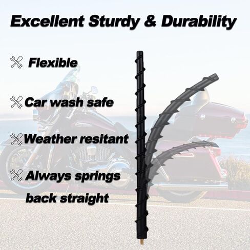 7 بوصة هوائي يناسب 2011-2025 Jeep Cherokee Grand Cherokee Dodge Avenger Liberty Durango Dart Journey Atenna for Chrysler 200 for Fiat 500 OEM 5091100AA 68297936AA 5091100ab in Kuwait