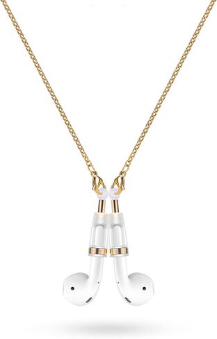 Magnetic Anti-Lost Straps for AirPods, Golden Cable Chain Necklace Lanyard String Compatible with AirPods Pro 3 2 1/Pro 1st & 2nd Headphone Holder Neck Rope Cord in Kuwait