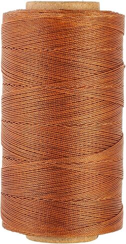 Thin Wax Polyester Thread, 0.45mm, 547 Yards, 3 Ply Round Waxed Cord Strings for Sewing, Beading, Binding, Micro Braiding, Fine Leather Craft and Micro Macrame Jewelry - Gray in Saudi Arabia