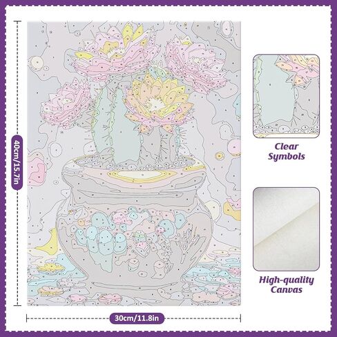 HEIBAGO DIY Paint by Numbers Kit for Adults 12"x16" Framed Canvas&Wooden Easel, Acrylic Paint by Numbers Kits for Adults Beginner, Seaside Daisy Drawing Arts and Crafts for Home Wall Decor in Saudi Arabia