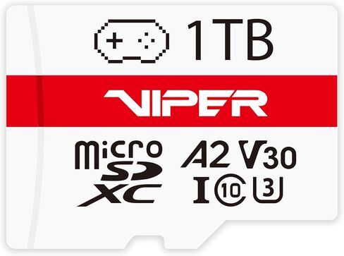 Viper Gaming Series 1TB Micro SDXC V30 A2 UHS-I U3 4K UHD Memory Card - PV1TBGM32MCX in Kuwait