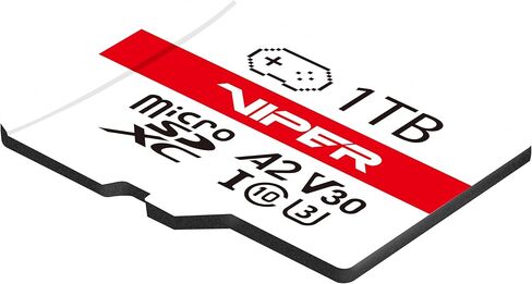 Viper Gaming Series 1TB Micro SDXC V30 A2 UHS-I U3 4K UHD Memory Card - PV1TBGM32MCX in Kuwait