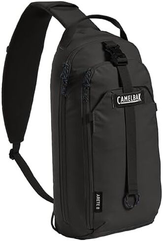 حزمة Camelbak Arete Sling 8 مع زجاجة ماء 20 أوقية - مثالية للمشي لمسافات طويلة ، والاستكشاف ، والمزيد ، أسود in Kuwait