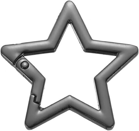 Star Carabiner, Star Shaped Stainless Steel Keychain Clip, Carabiner Snap Hook Holder, Hook Clip Key Holder Carabiner in Saudi Arabia