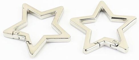 Star Carabiner, Star Shaped Stainless Steel Keychain Clip, Carabiner Snap Hook Holder, Hook Clip Key Holder Carabiner in Saudi Arabia