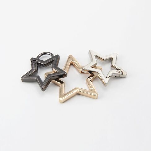 Star Carabiner, Star Shaped Stainless Steel Keychain Clip, Carabiner Snap Hook Holder, Hook Clip Key Holder Carabiner in Saudi Arabia