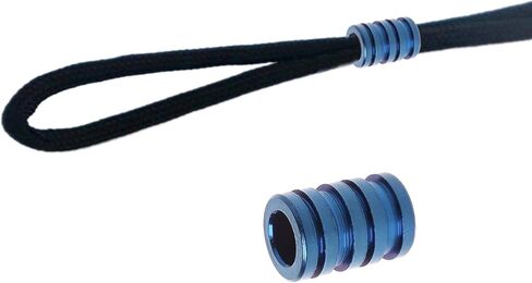 Parachute Cord Beads Lanyard Beads Titanium Paracord Bead for Knives Lanyard Pendant Paracord Beads EDC-Lanyard Spacers Set EDC-Lanyard Bead Set Paracord Tactical and Personal Defense (Blue) in Kuwait