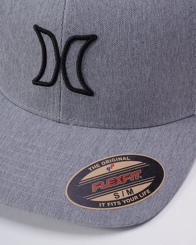 Hurley Men's Trucker Hat - Lightweight Breathable Stretch Mesh Back Curved Bill Baseball Cap with 3D Front Icon Logo in Saudi Arabia