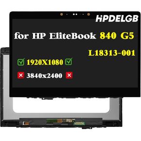 استبدال HP EliteBook 840 G5 L18313-001 LCD Touch Screen Digitizer Assembly Replacebly 1920x1080 30PIN LCD DISPLAY
