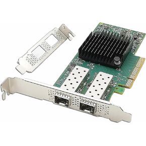 10/25GbE PCIE x8/x16 Ethernet Adapter Dual SFP28 Port with Mellanox ConnectX4 Lx MCX4121A-ACAT Chipset, 25gigabit Network Server Card Support Windows/Linux/VMare/OFED