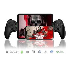 Crotrain Mobile Gaming Controller for iPhone/iPad/Android/Tablet/Switch/PS4/PC, Wireless Gamepad with Hall Joystick & Hall Trigger/Back Key/Turbo, Streaming on PS5/PS4/Xbox/PC, Cloud Gaming Controller