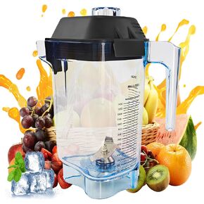 For Vitamix Blender Pitcher 48oz, Replace for Vitamix Advance Quiet One VM0145 VM0100A 16016 15978 36019 Commercial BarBoss Advance Touch&Go Advance and Drink Machine Advance, 3-Year Warranty