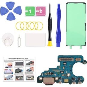 for Galaxy Note 10 USB Charging Board Port Replacement, SM-N970U Type C Dock Board Connector for Samsung Note 10 with Tools & Instruction