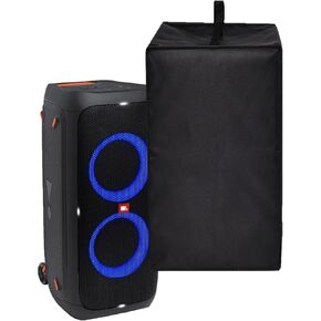 Speaker Cover Heavy Duty Heat-Resistant Waterproof Nylon Fabric Dust Protective Speaker Dust Cover Case for JBL Partybox 310 - Portable Party Speaker (Black)