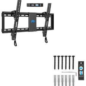 Mounting Dream UL Listed TV Mount for Most 37-75 Inch TV,Tilt TV Mount MD2268-LK,Mounting Dream Lag Bolt Kit Comes with M8 Lag Bolt, Fischer Anchors, Includes Allen Key and Bubble Level MD5753