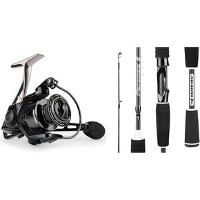 KastKing Megatron Spinning Reel, Size 3000 & KastKing Perigee II Fishing Rods, Spinning Rod 7ft - Medium - Fast - Two Pieces One Tip Rod