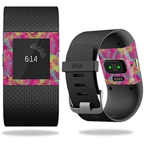 MightySkins Skin Compatible with Fitbit Surge Cover Skins Sticker Watch Magenta Summer