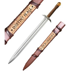 سيف ثعبان البث من uhtred مع Scabbard | سيف المملكة. Viking Real Sword Steel Kratosaxe - War Sword ، Warrior Sword ، Seax ، Viking Sword Functional مع هدايا غمد للرجال