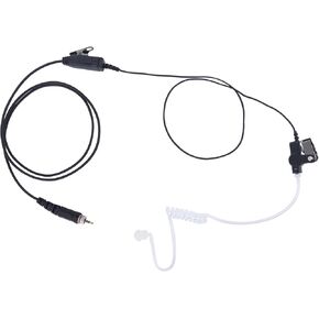 Radio Earpiece with PTT Mic Compatible with Motorola CLP-E Series CLP1010e, CLP1080e, CLP1083e, CLP446e, CLP107e - Air Tube Surveillance Headset Kit, Durable Design for Clear Communication