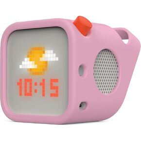 Yoto Player (3rd Gen.) + Adventure Jacket Think Pink – Kids Bluetooth Audio Speaker, All-in-1 Screen-Free Device Plays Stories Music Podcasts Radio White Noise Thermometer Nightlight Ok-to-Wake Clock