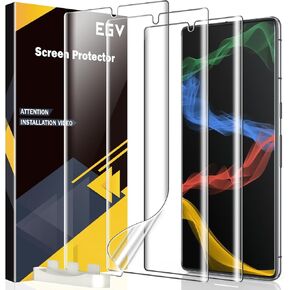 EGV 3 Pack TPU Film for Google Pixel 7 Pro Screen Protector [Not Glass] Bubble Free, Case Friendly, Touch Sensitive. HD Clarity Screen Protector for Pixel 7 Pro