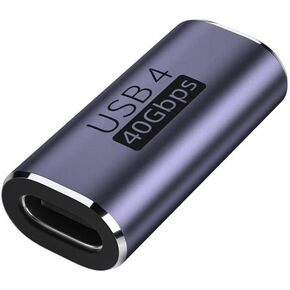 Accessonico USB C Female to Female Adapter USBC to C Connector USB-C to Type C Coupler Extender Fast Charging Data Transfer Video