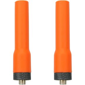 2 Pack Universal Walkie Talkies Short Soft Antenna VHF/UHF 136/430 SMA-Female Antenna for Kenwood HYT Two Way Radios