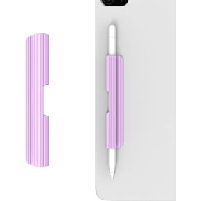 LOVE MEI Silicone Pencil Holder Sleeve,Compatible with Apple Pencil,Apple Pencil 1st/ 2nd Generation,Strong Adhesive Sticky Attached to iPad Case for Stylus Pens (Balck)
