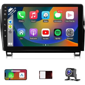 Naifay Android12 Car Stereo for Toyota Tundra 2007-2013 Toyota Sequoia 2008-2018 Wireless Carplay Android Auto, 10.1inch Touch Screen for Tundra Car Radio Bluetooth GPS WiFi SWC Camera 2G+32G