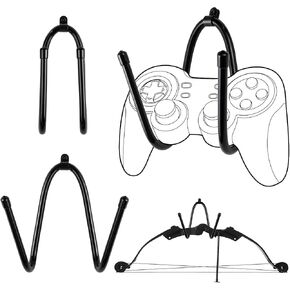 2 Pack Bow Display Rack, Wall Storage Display Hooks, Wall Hanger Hook to Display Your Bow, Adjustable and Universal Brackets