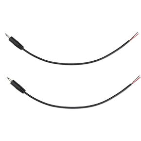 2PCS 0.25M/0.8FT 2.5mm Male Plug to Bare Wire Open End TS 2 Pole Mono Cable, DIY Speaker Wire