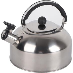 3L Stainless Steel Whistling Camping Bottle Lightweight Kettle for Camping Trips () in Saudi Arabia